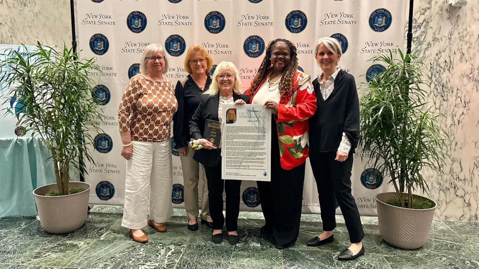 Linda Smith named Woman of Distinction by Senator Lea Webb